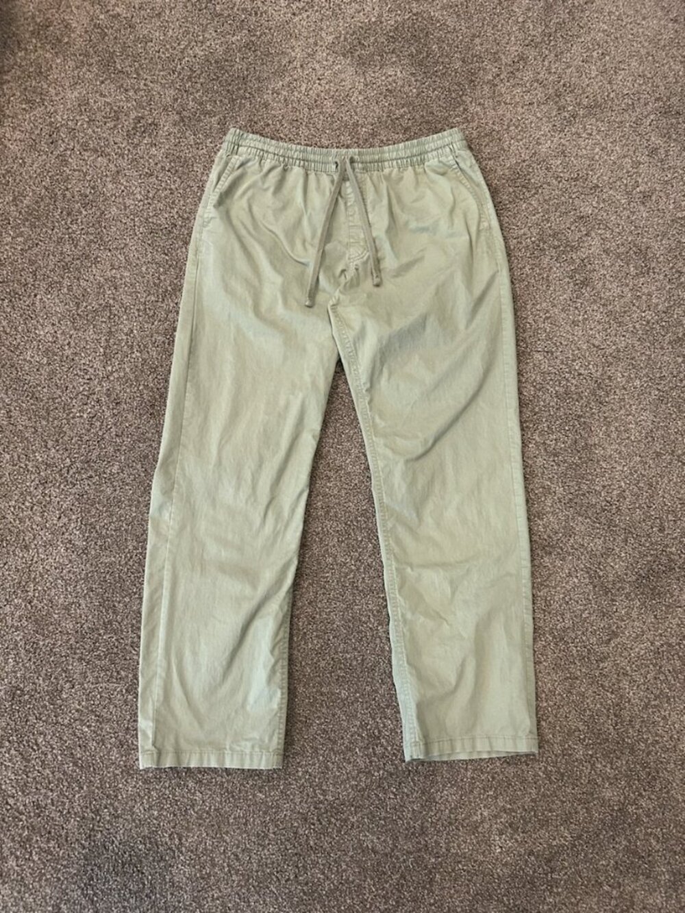 Vans Range Elastic Jogger Pants Men's Large Olive Green